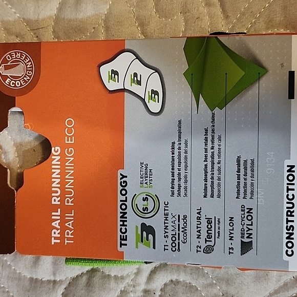 Lorpen Trail Running Socks New In Package - Picture 6 of 6